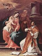 Sebastiano Ricci Heilige Familie und der Hl Spain oil painting artist